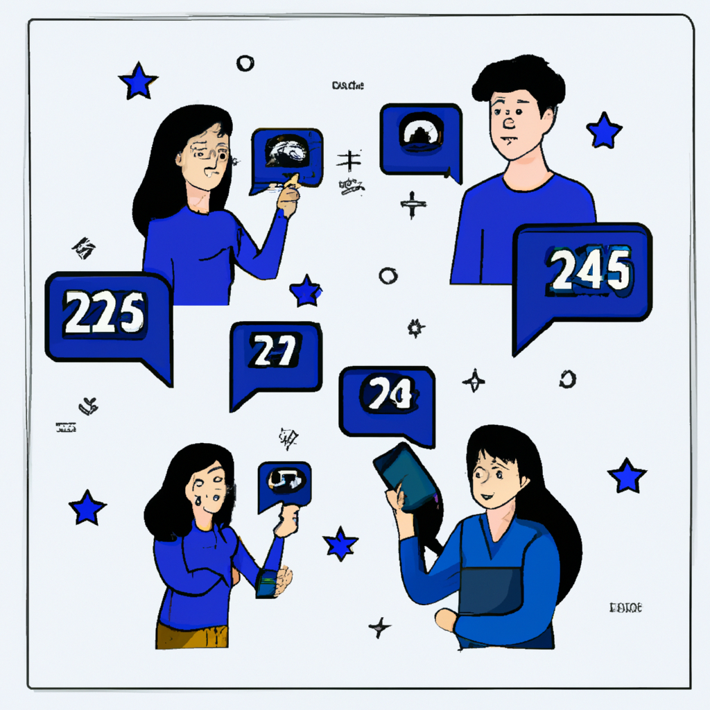 Illustration of a support team assisting via phone and email with chat bubbles