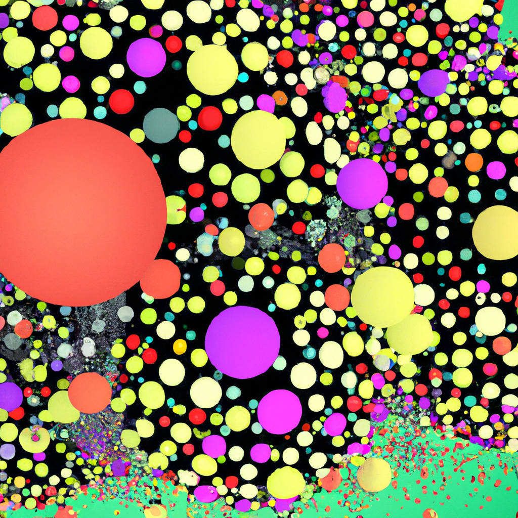 Decorative colorful blobs icon